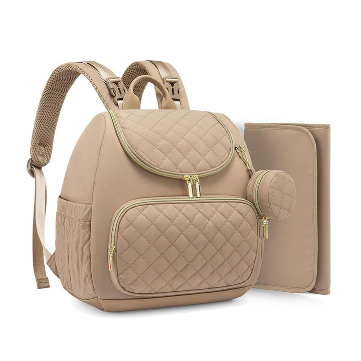 Elegant Quilted Backpack with Practical Compartments Stornfield
