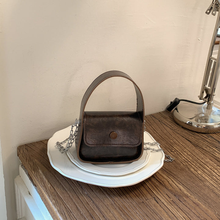 Vintage-Inspired Leather Handbag