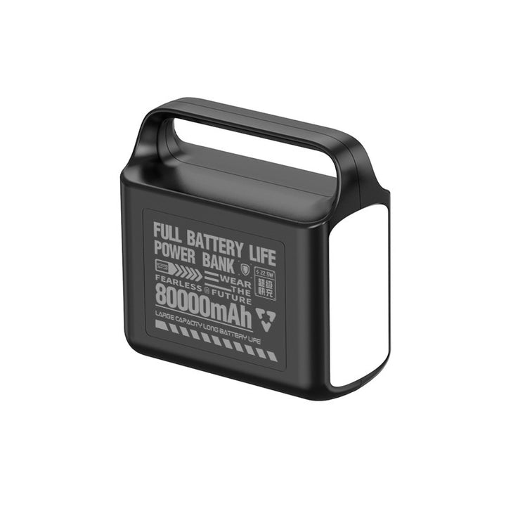 Portable power bank with integrated LED lighting and high capacity Stornfield