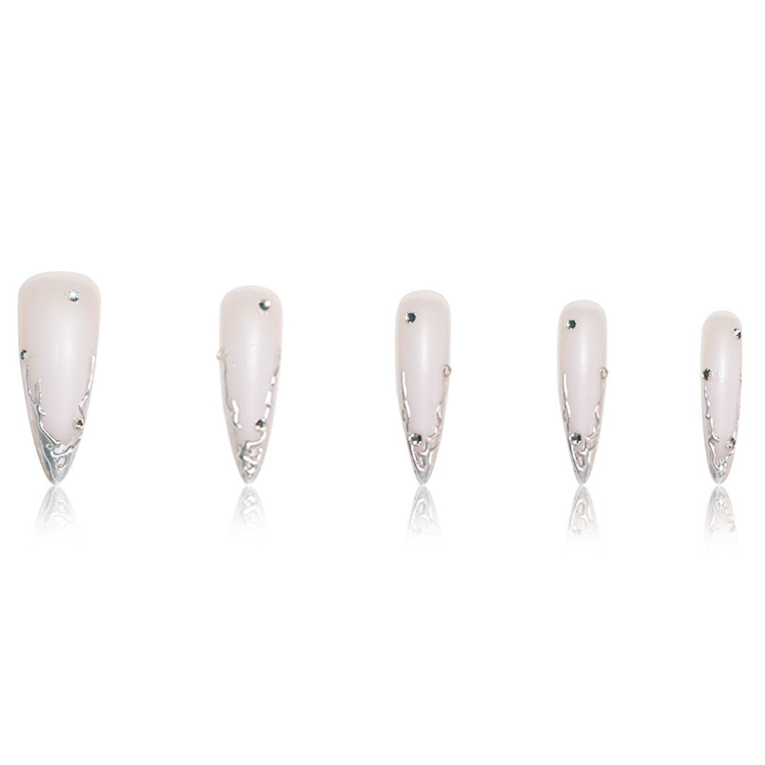 Angular Stiletto Press-On Nail Extensions Stornfield