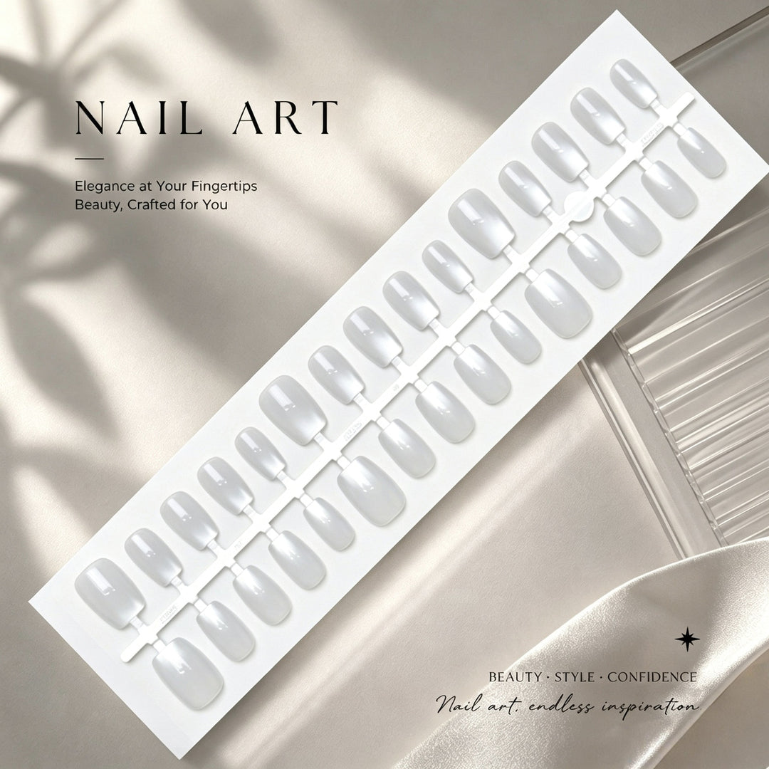 Glittery Press-On Nail Art Set