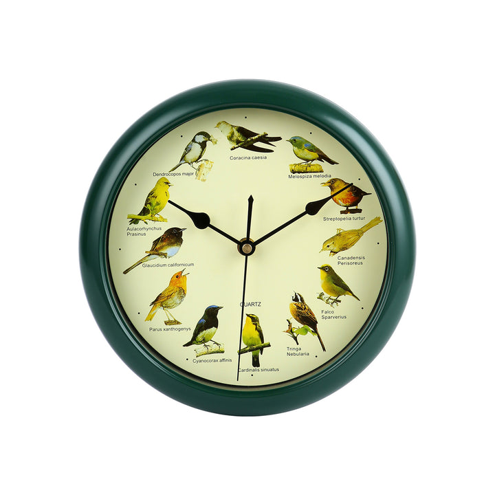 Wall clock with colorful bird design Stornfield