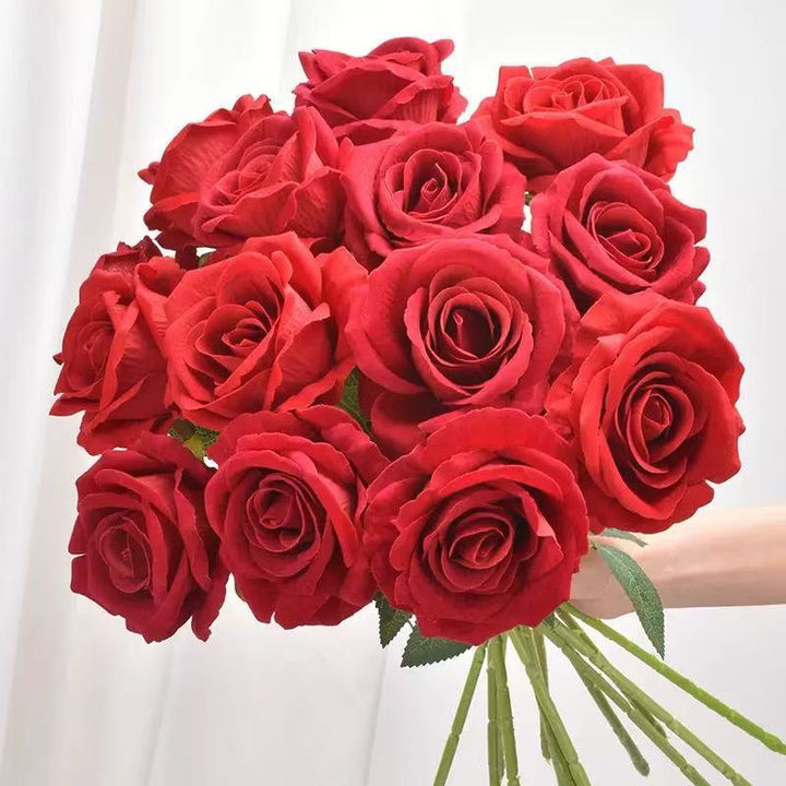 Artificial Fabric Rose Decoration