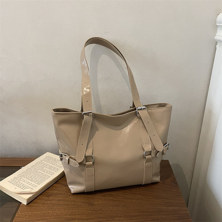Stylish Faux Leather Shoulder Bag