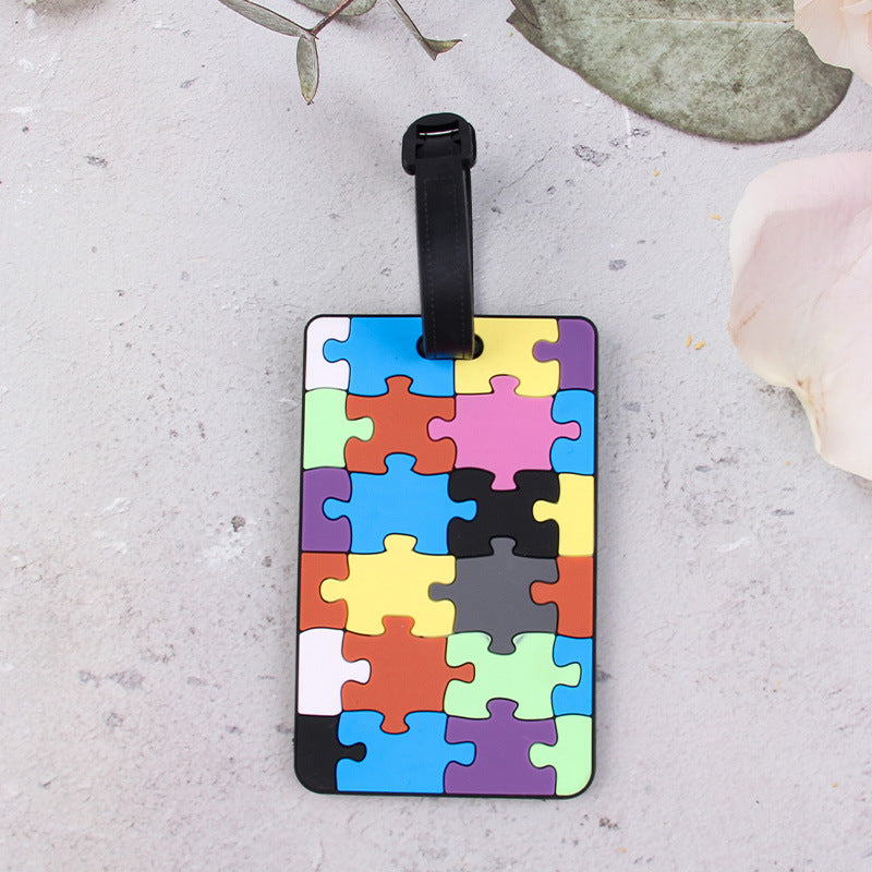 Geometric Pattern Luggage Tag Stornfield
