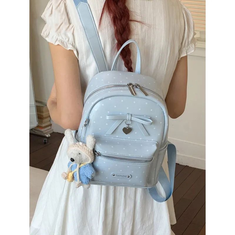 Polka-Dot Decorative Mini Backpack Stornfield