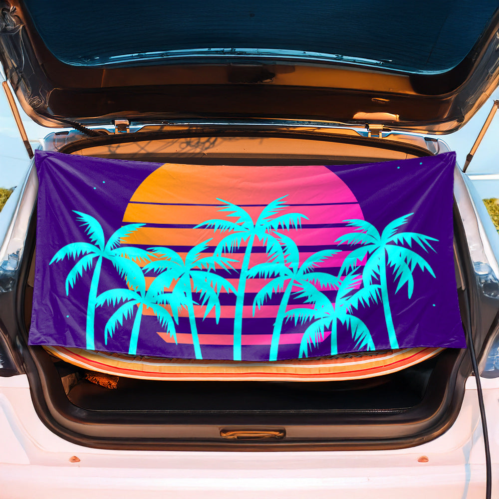 Beach blanket with cheerful summer motif Stornfield