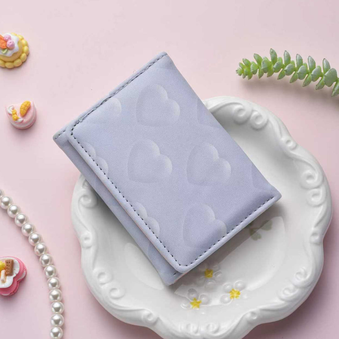 Cute Heart-Pattern Cardholder