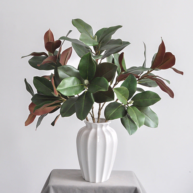 Artificial Magnolia Leaf Stem