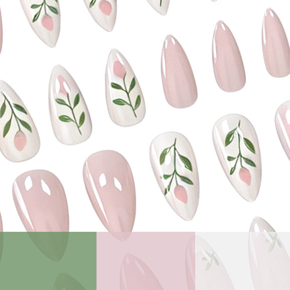 Floral-Inspired Acrylic Nail Art Set Stornfield