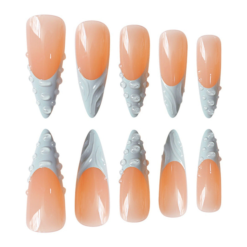 Artistic 3D Press-On Nail Extensions Stornfield