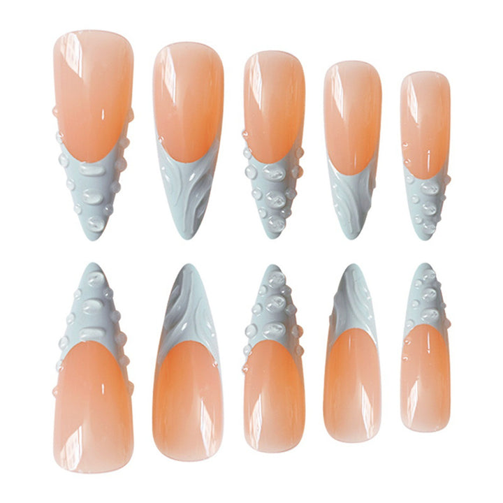 Artistic 3D Press-On Nail Extensions Stornfield