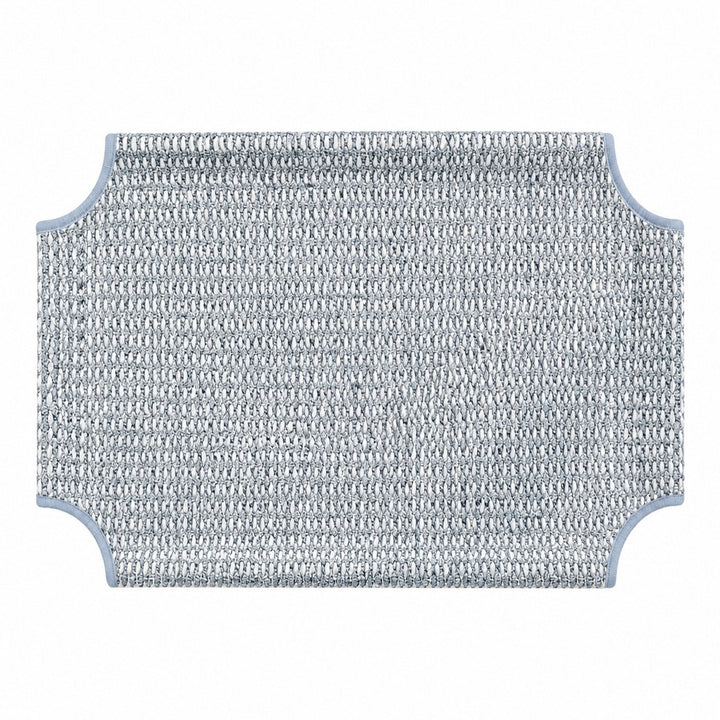Unisex nan raised wooden pet bed with breathable, woven cover Stornfield