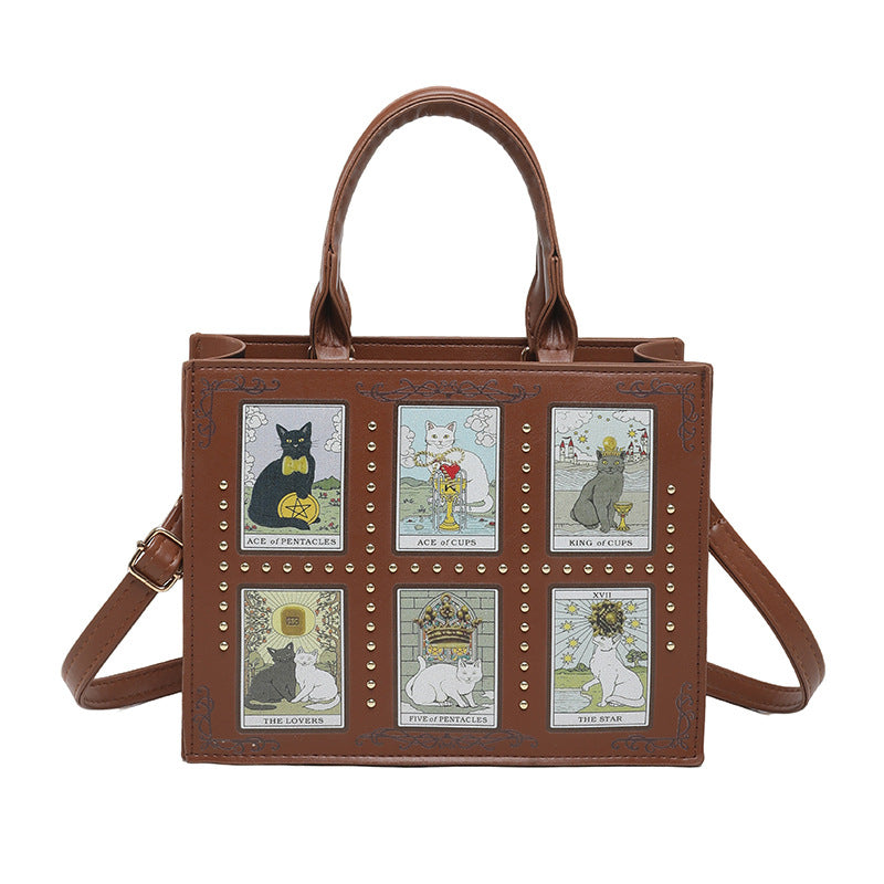 Cat-Themed Art Tote