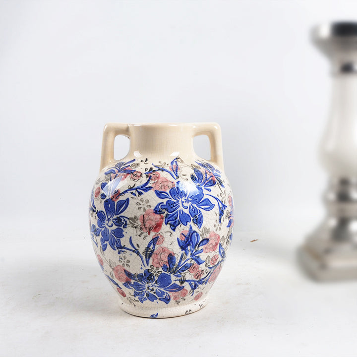 Floral Ceramic Flower Pot Stornfield