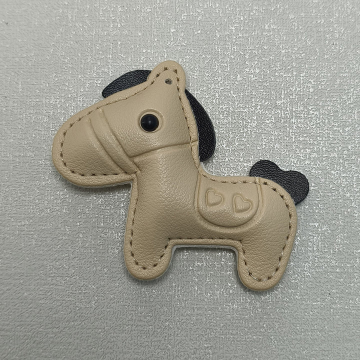 Leather Horse-Shaped Keychain Stornfield