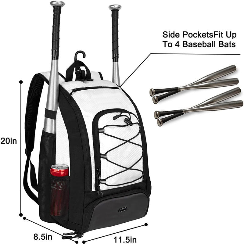 Multi-Compartment Baseball Gear Backpack Stornfield