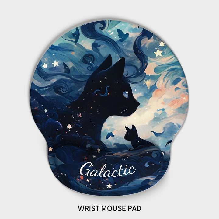Cosmic-Themed Ergonomic Mouse Wrist Rest