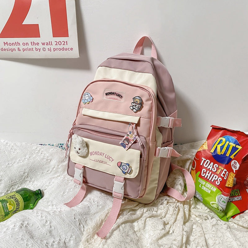 Playful Multi-Pocket Character Backpack Stornfield