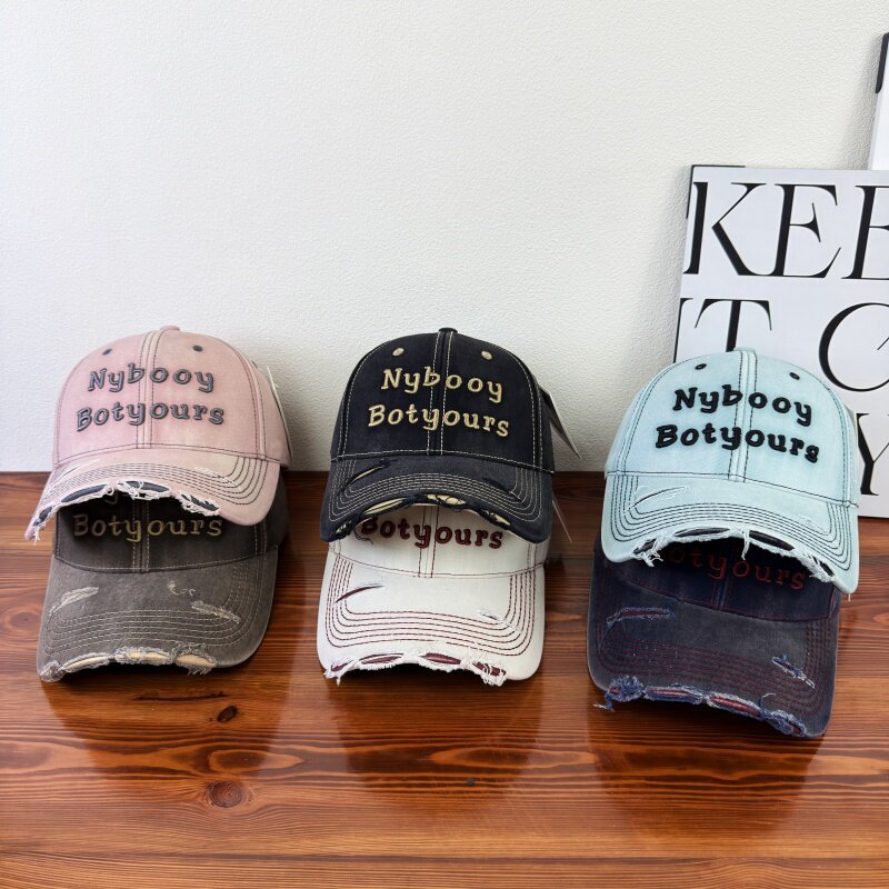 Women's Distressed Adjustable Baseball Cap Stornfield