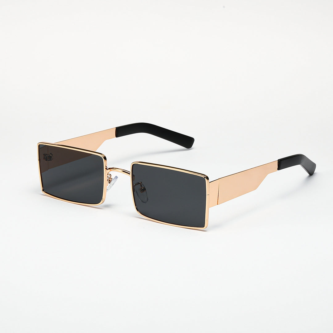 Ladies stylish rectangular sunglasses with modern metal frame Stornfield