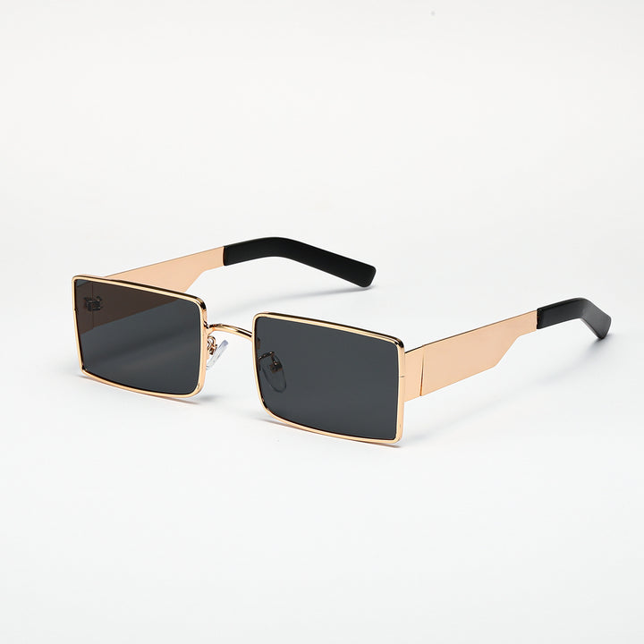 Ladies stylish rectangular sunglasses with modern metal frame Stornfield