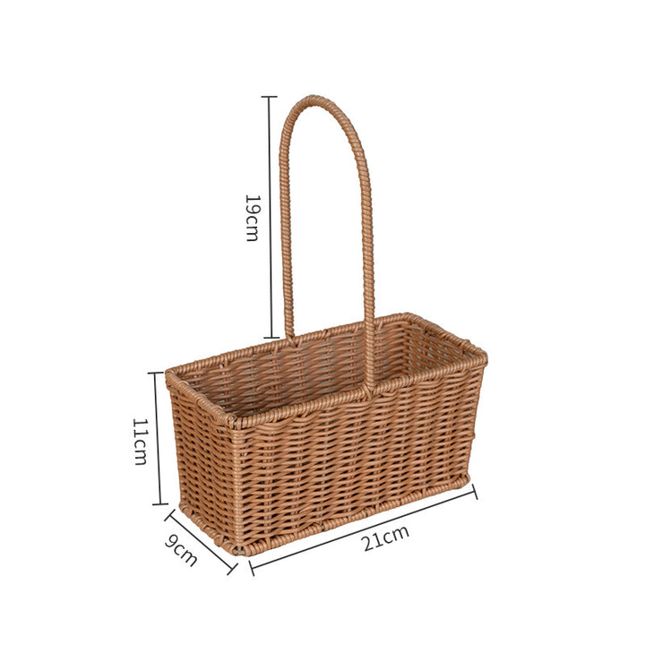 Handcrafted Wicker Storage Basket Stornfield