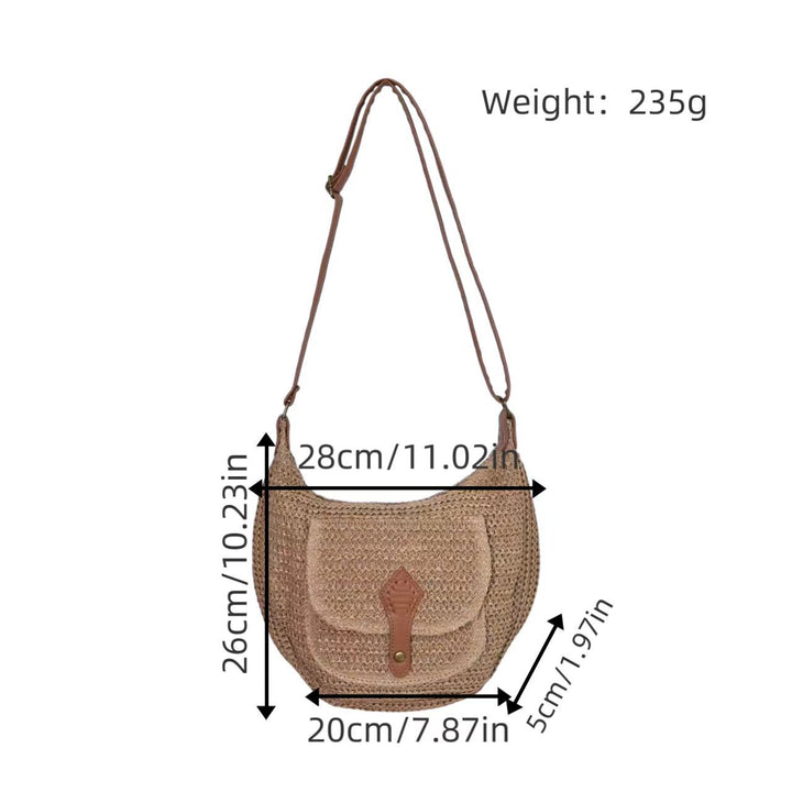 Shoulder bag with leather accents Stornfield