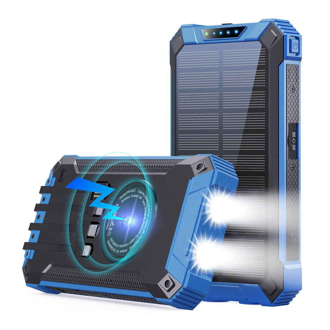 High-performance solar power bank with multifunctional cable Stornfield