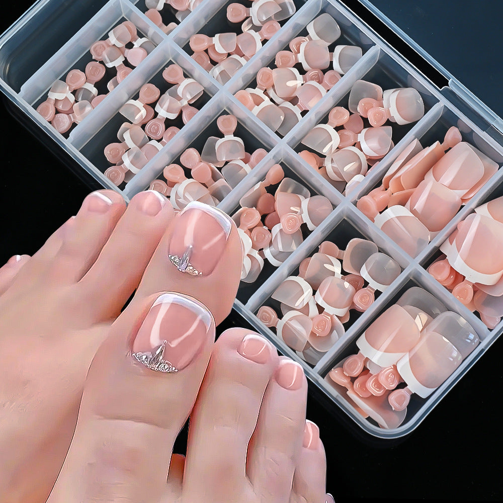 French Tip Press-On Nail Set