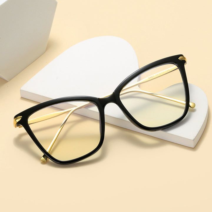 Women Cat-Eye Glasses with filigree Metal Frame Stornfield