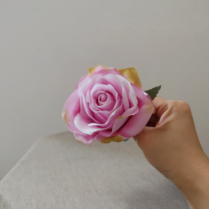 Lifelike Silk Rose Stem