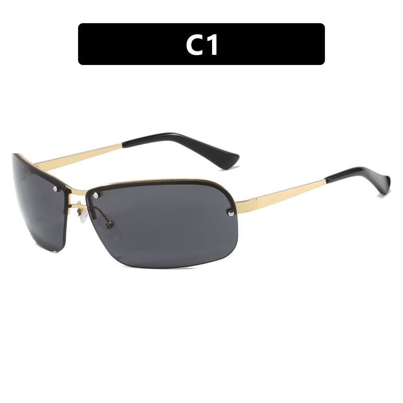 Ladies sunglasses with large, elegant lenses and a modern metal frame Stornfield