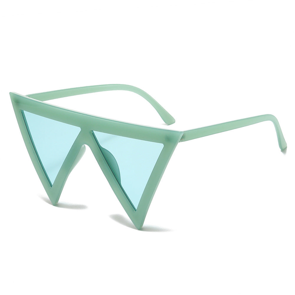 Bold Triangular Frame Sunglasses Stornfield