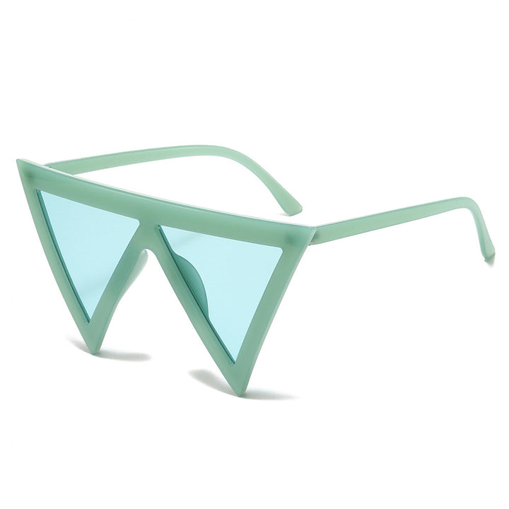 Bold Triangular Frame Sunglasses Stornfield