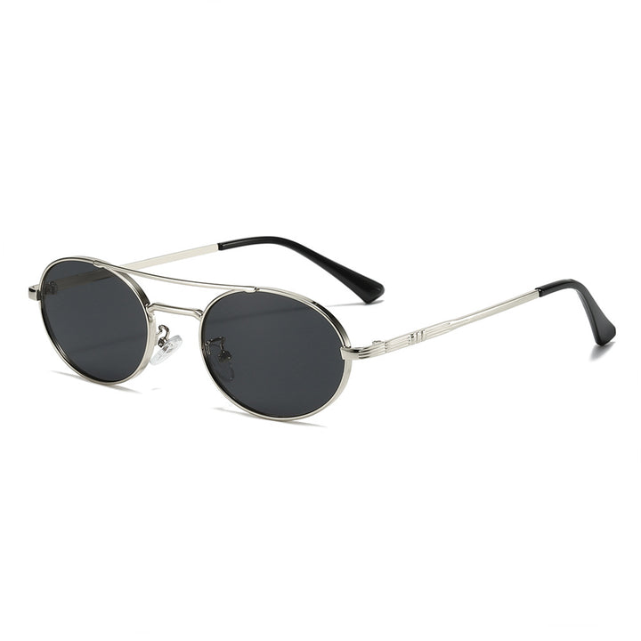Women's Fashion Oval Sunglasses in Minimalist Design Stornfield