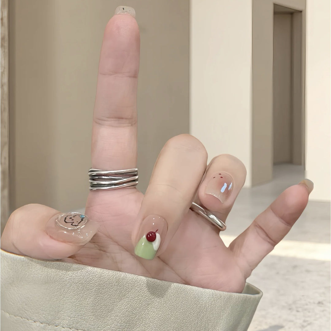 Playful Theme Press-On Nail Kit