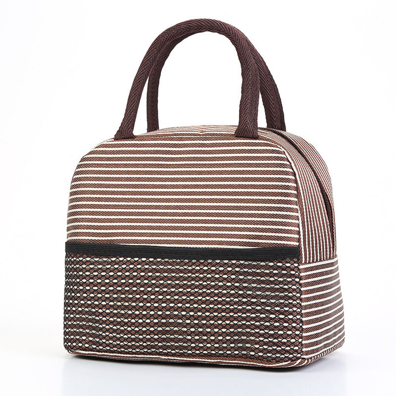 Insulated Striped Lunch Bag Stornfield