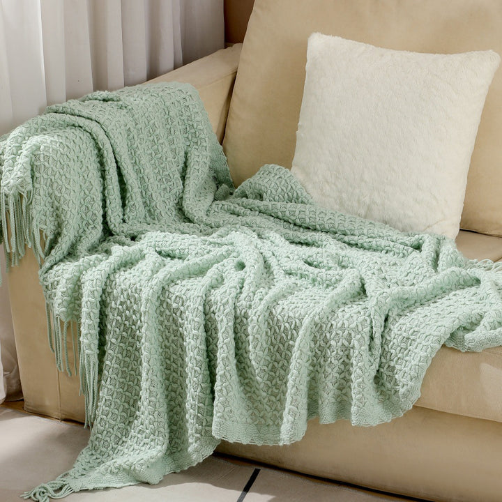 Women elegant structured blanket Stornfield