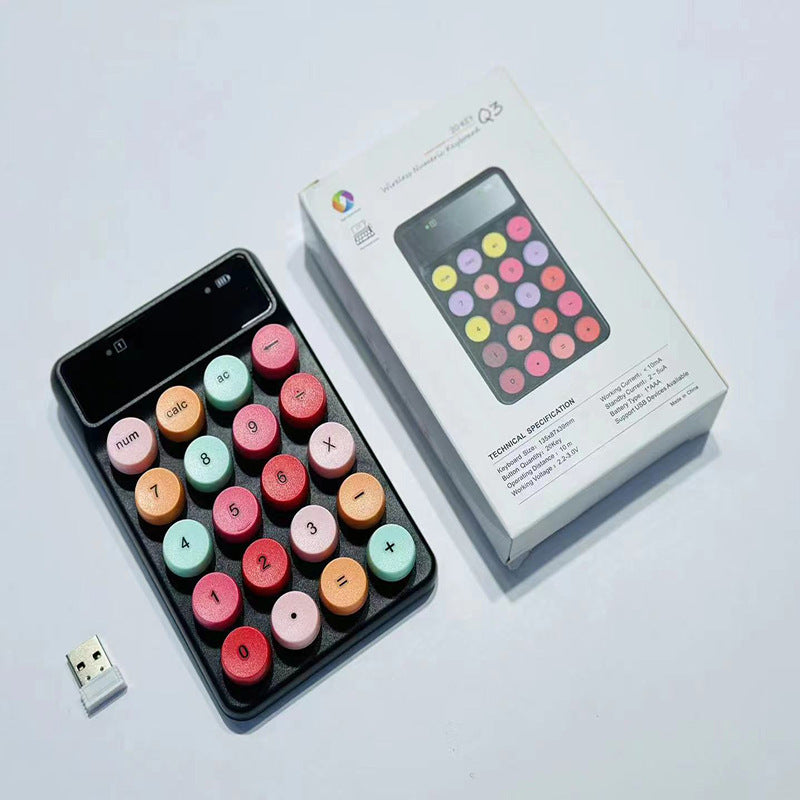 Wireless Retro Calculator Keyboard Stornfield