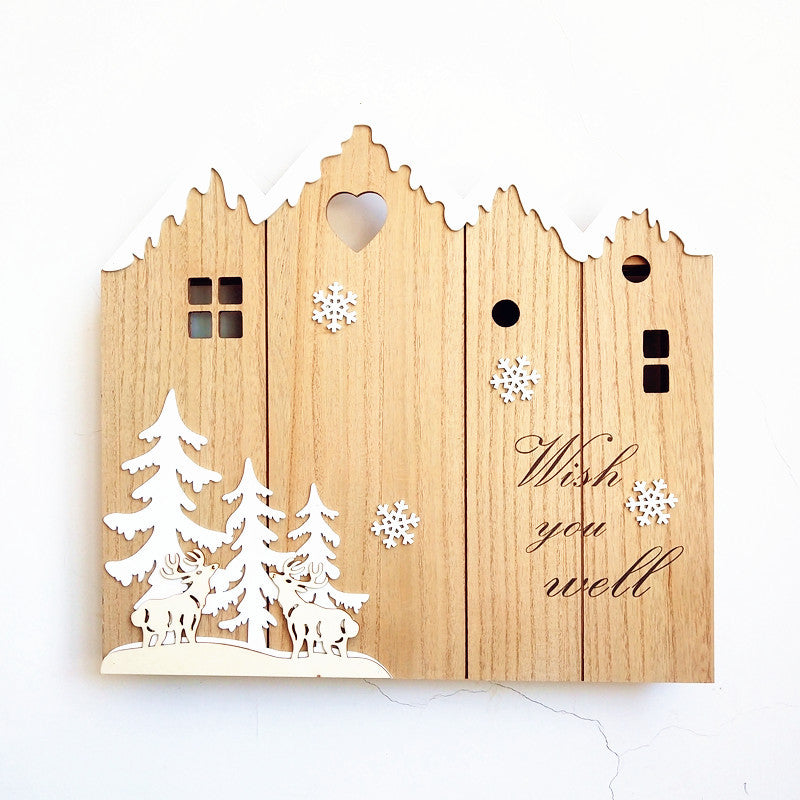 Decorative Wooden Wall Decoration with Nature Theme