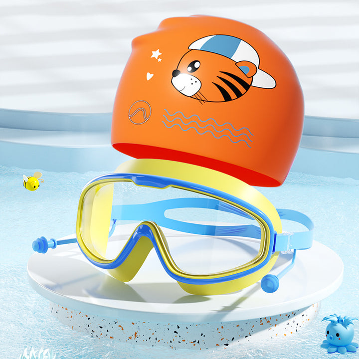Kids Fun Tiger-Themed Swim Set Stornfield