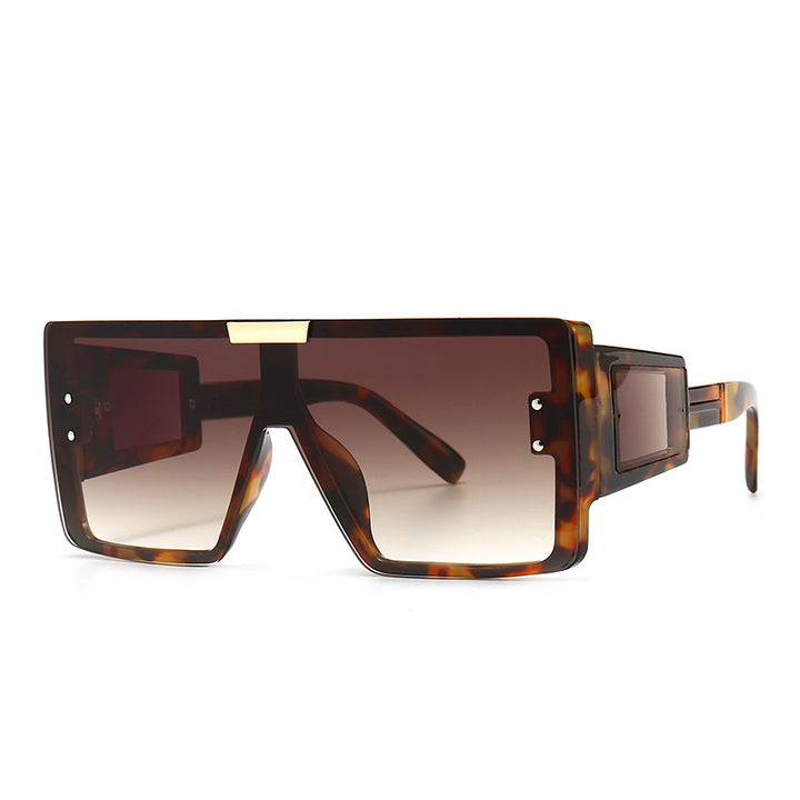 Women's stylish sunglasses in futuristic style with large frame Stornfield
