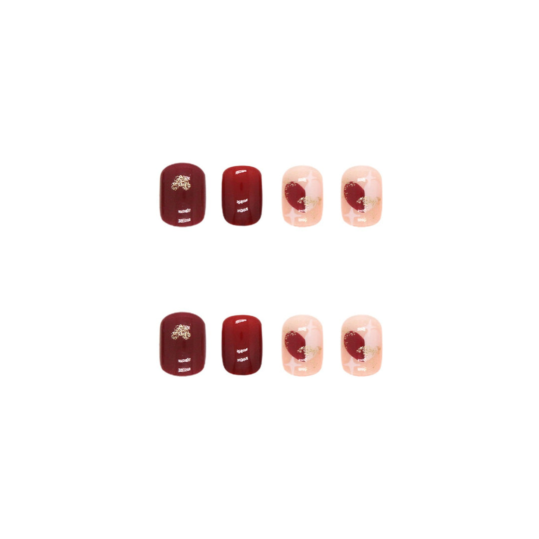 Stylish Decorative Press-On Nail Art