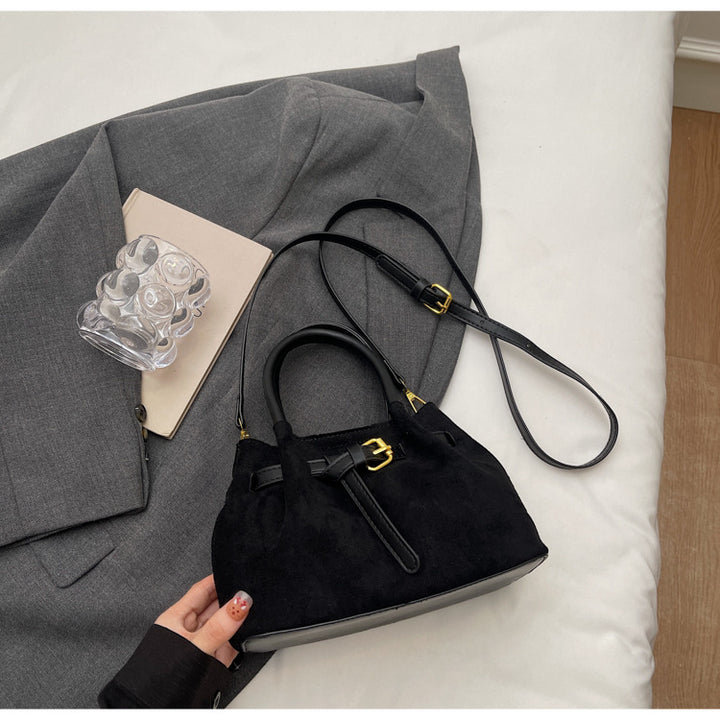 Elegant Suede Handheld Bag Stornfield
