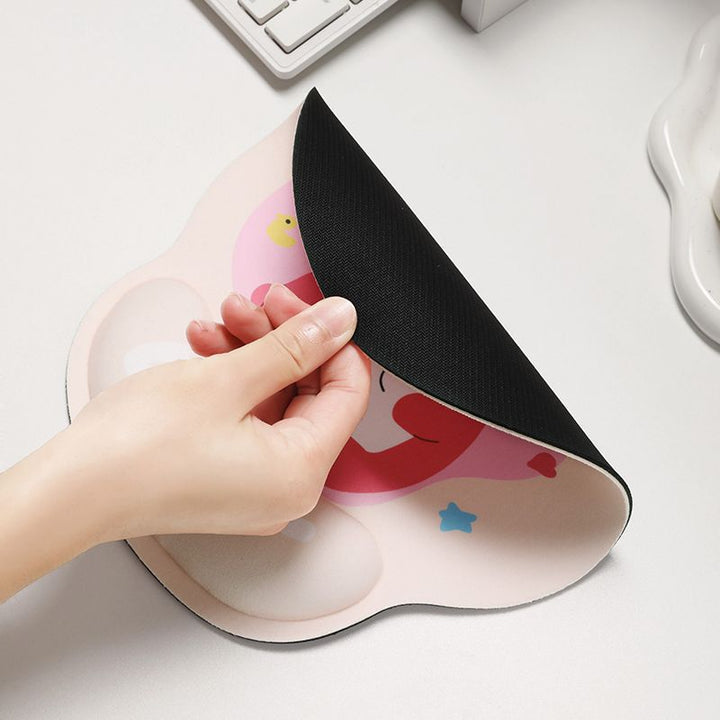 Cartoon-Themed Mouse Wrist Support Pad