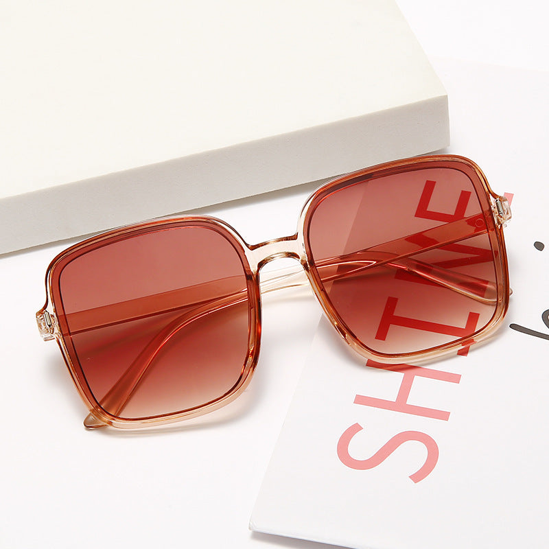Women's large square sunglasses with bold pattern Stornfield