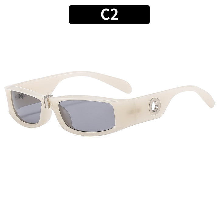 Trendy Rectangular Frame Sunglasses