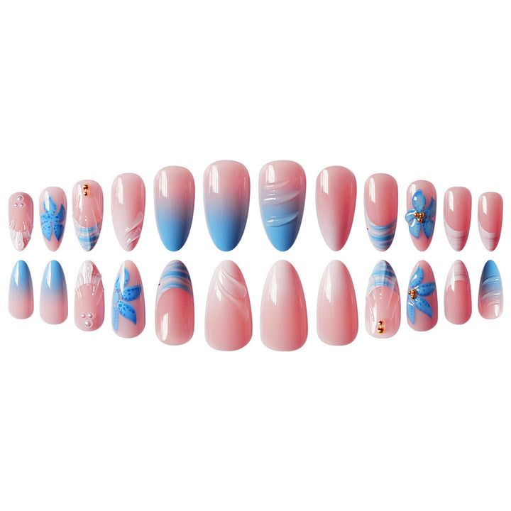 Artistic Shell Design Press-On Nails Stornfield