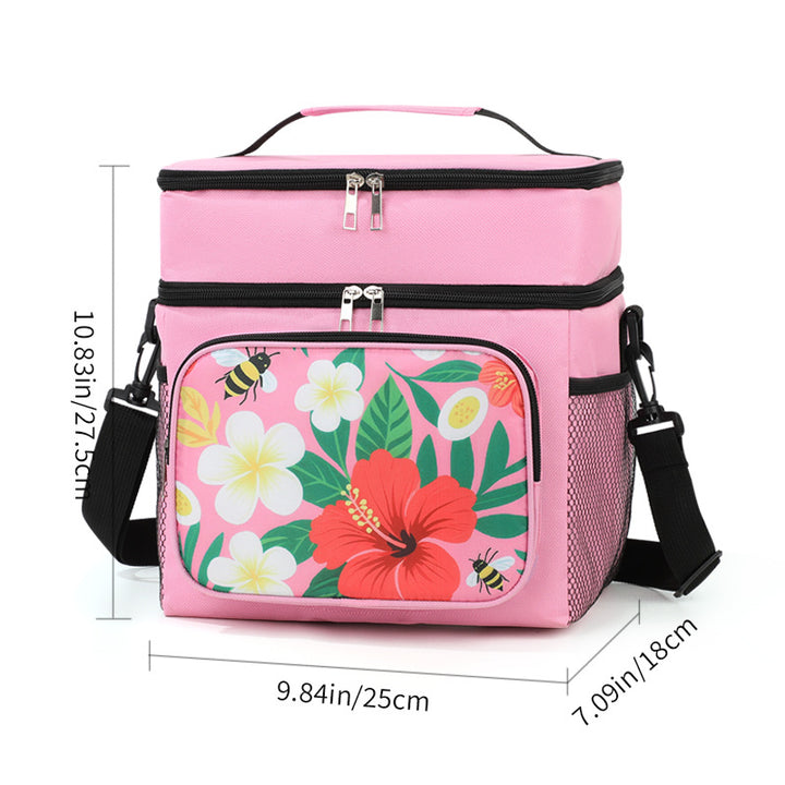 Insulated Floral Lunch Cooler Bag Stornfield